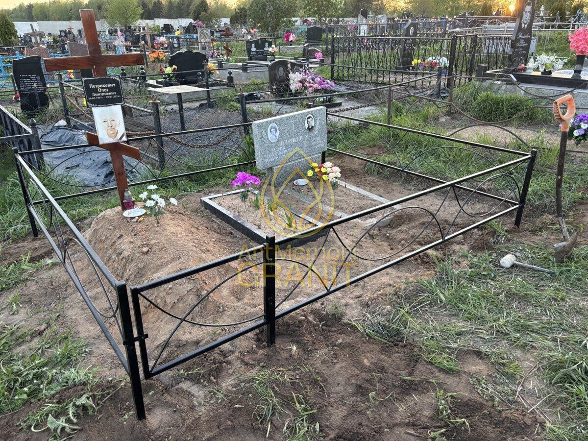 Благоустройство могил от Студии АртМемориГранит в Минске
